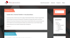 Desktop Screenshot of fikirjeneratoru.com